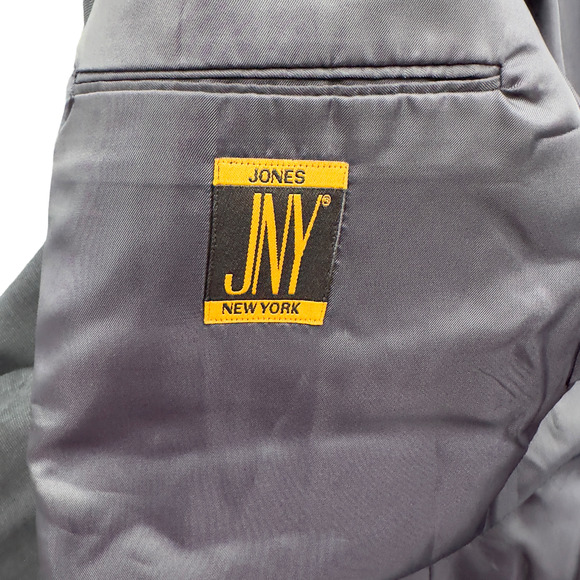 Jones New York Vintage‎ Blazer Mens Size 50L Gray Wool Cashmere Formal Classic - Picture 7 of 12